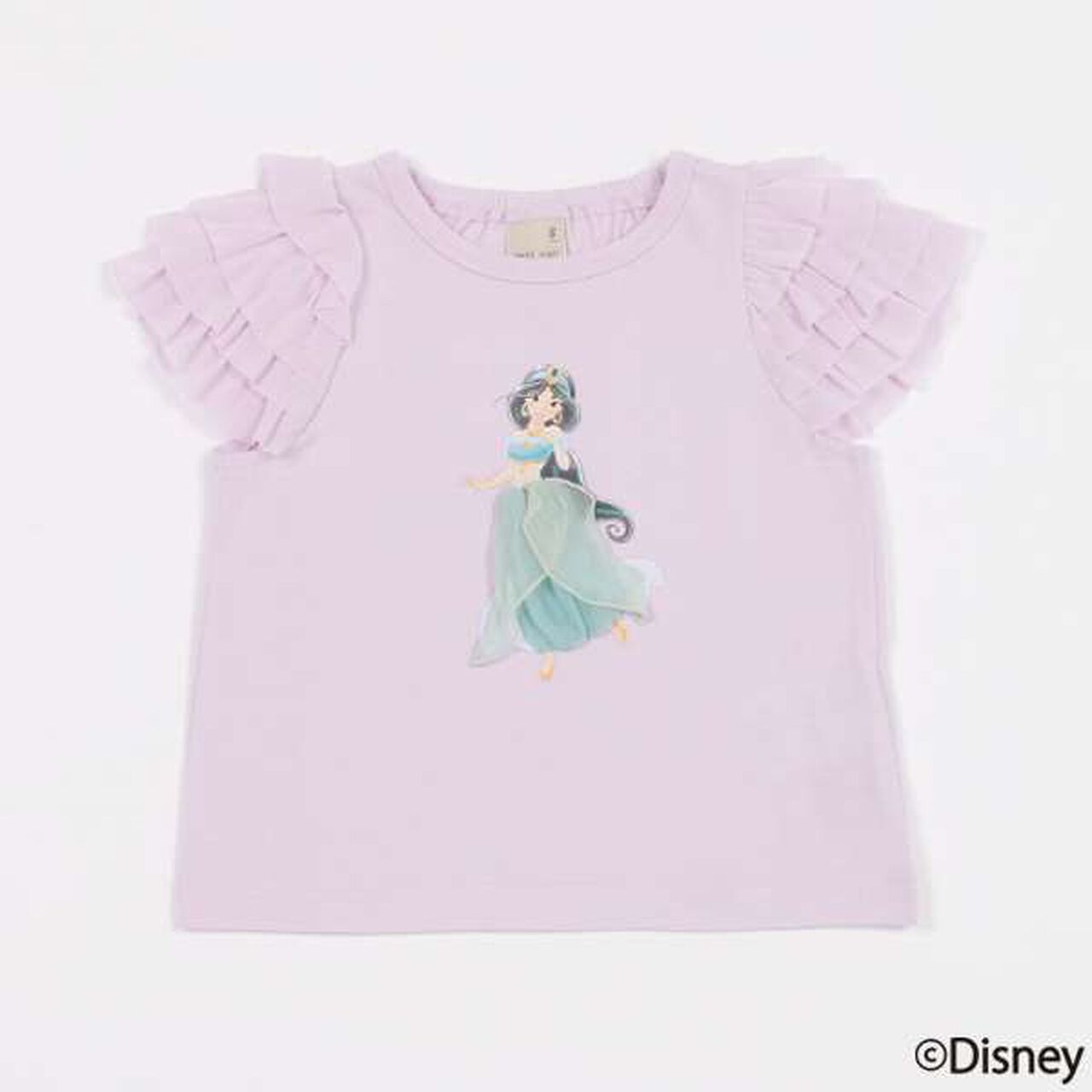 [Disney] Tulle Sleeve Graphic T-Shirt,Light blue, large image number 16