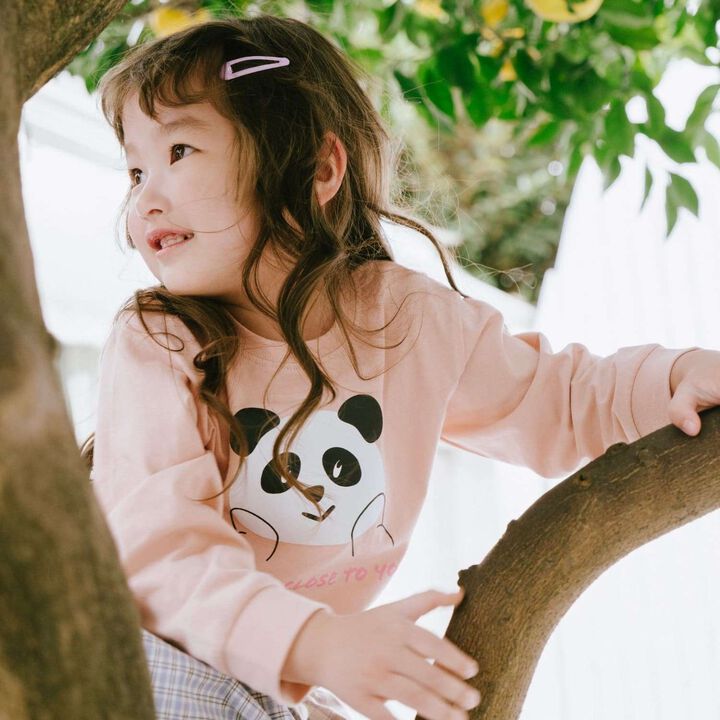 [365D] Cute OFUZAKE Long Sleeve T-Shirt,Sax blue, medium image number 2