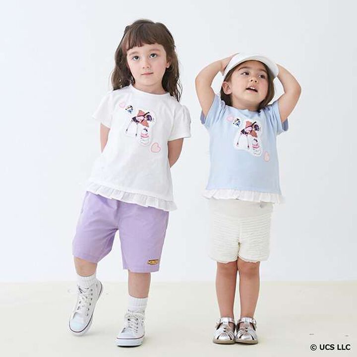 Cut Frill Shorts,Pearl white, medium image number 12