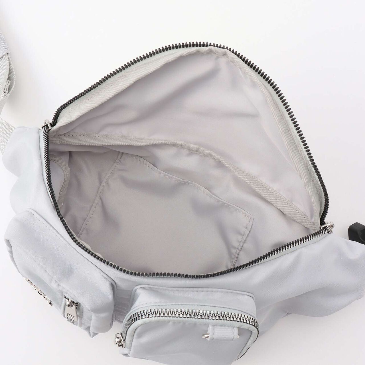 [LTXC] Nylon Waist Bag,Black, large image number 6