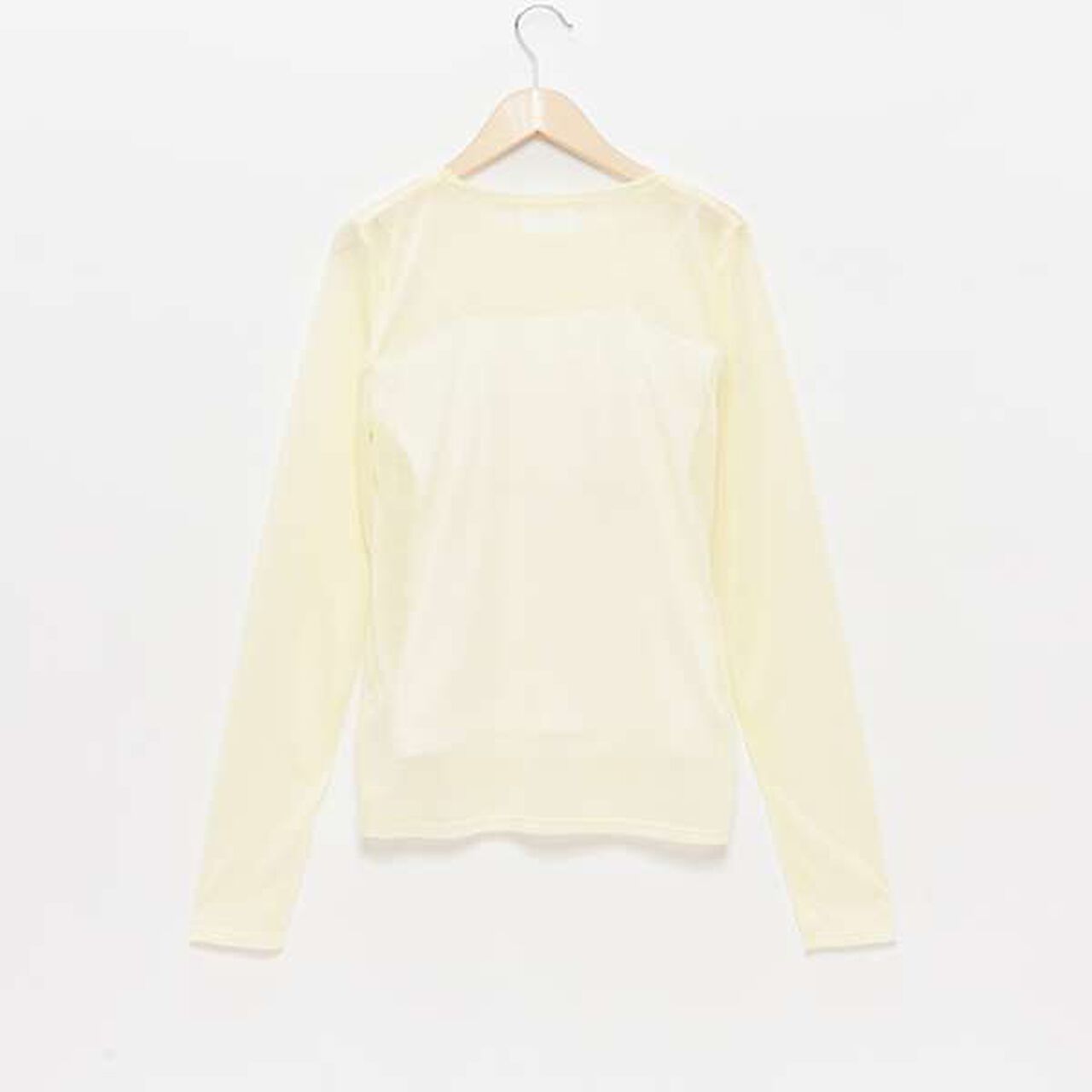 [LADIES] Sheer T-Shirt with Bra Top,Light beige, large image number 11