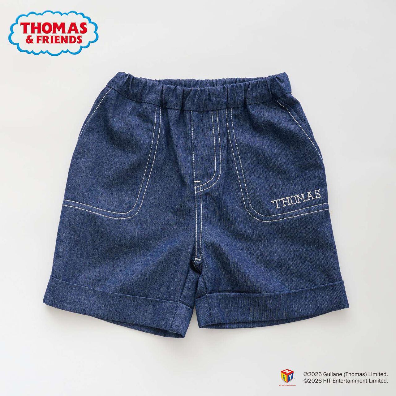 [Thomas the Tank Engine] Fabric Half Pants,Blue, large image number 9