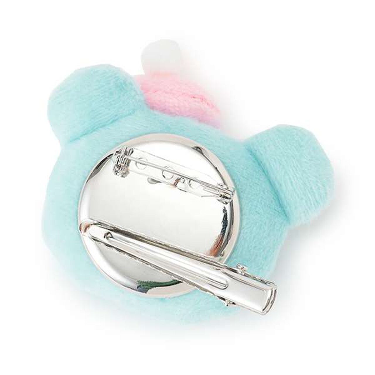 Mimi Popo Plush Badge & Hair Clip,Pink, large image number 1