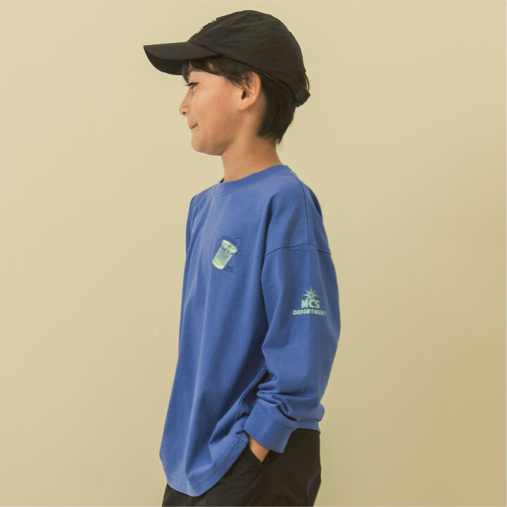 [D Select] Nylon Embroidered Cap,Blue, medium image number 14
