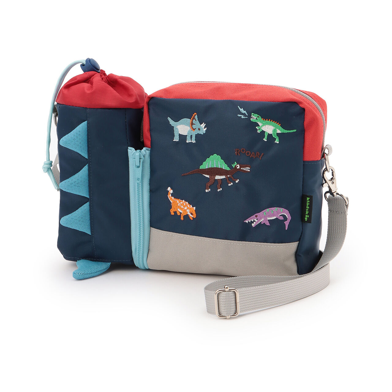 Dinosaur Mischief Shoulder Bag,Navy, large image number 0