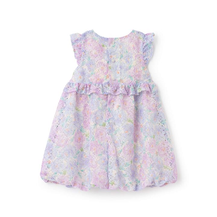Floral Lace One-Piece Dress,Pink, medium image number 1