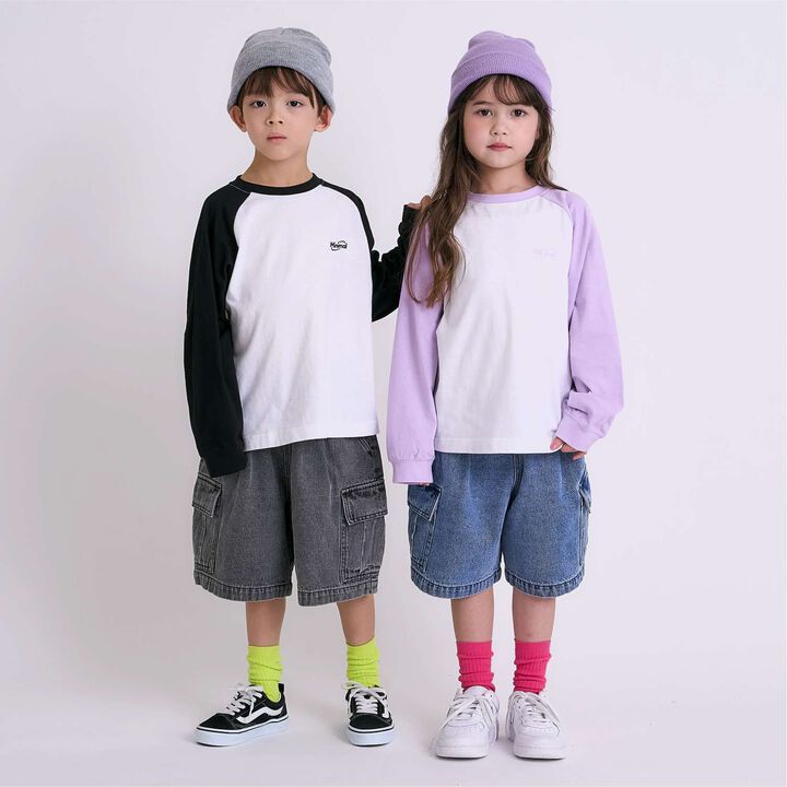 Denim Half Pants,Blue, medium image number 7