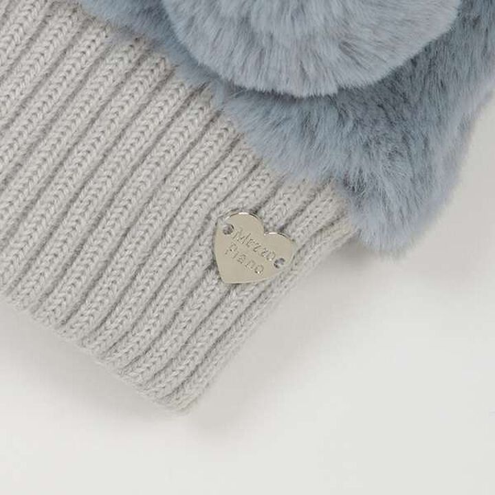 Fluffy Bunny Gloves,Ivory, medium image number 3