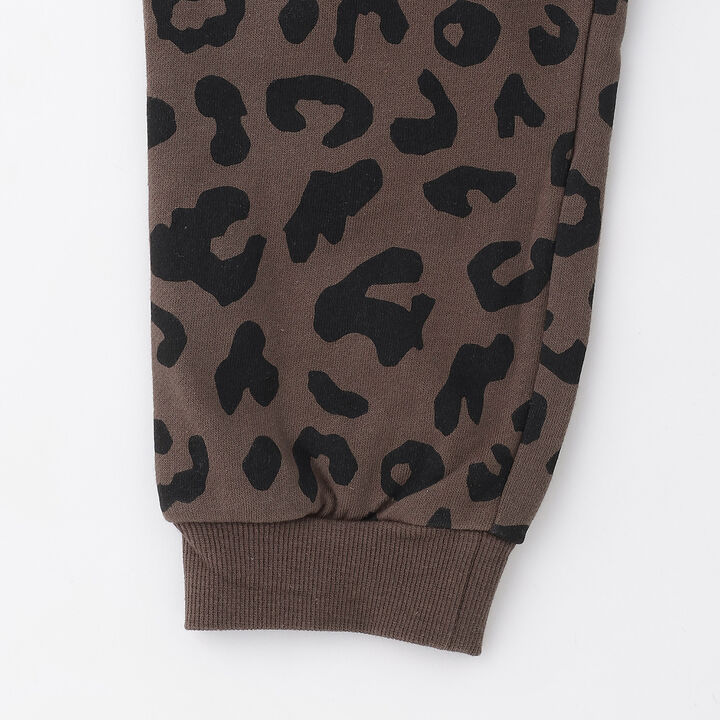 [Stain-Resistant/Quick-Dry/Goodbye Pills] All-Over Pattern Sweatpants for Boys Kids,Dark brown, medium image number 3