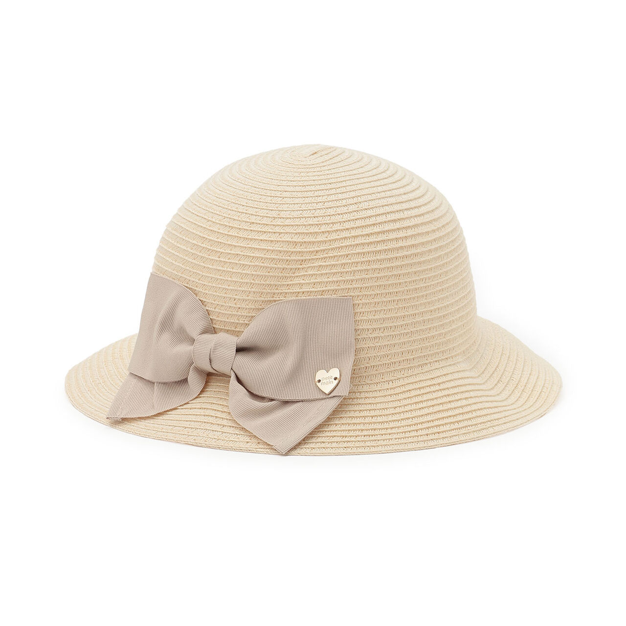 [Link] Foldable Ribbon Hat,Pearl white, large image number 1