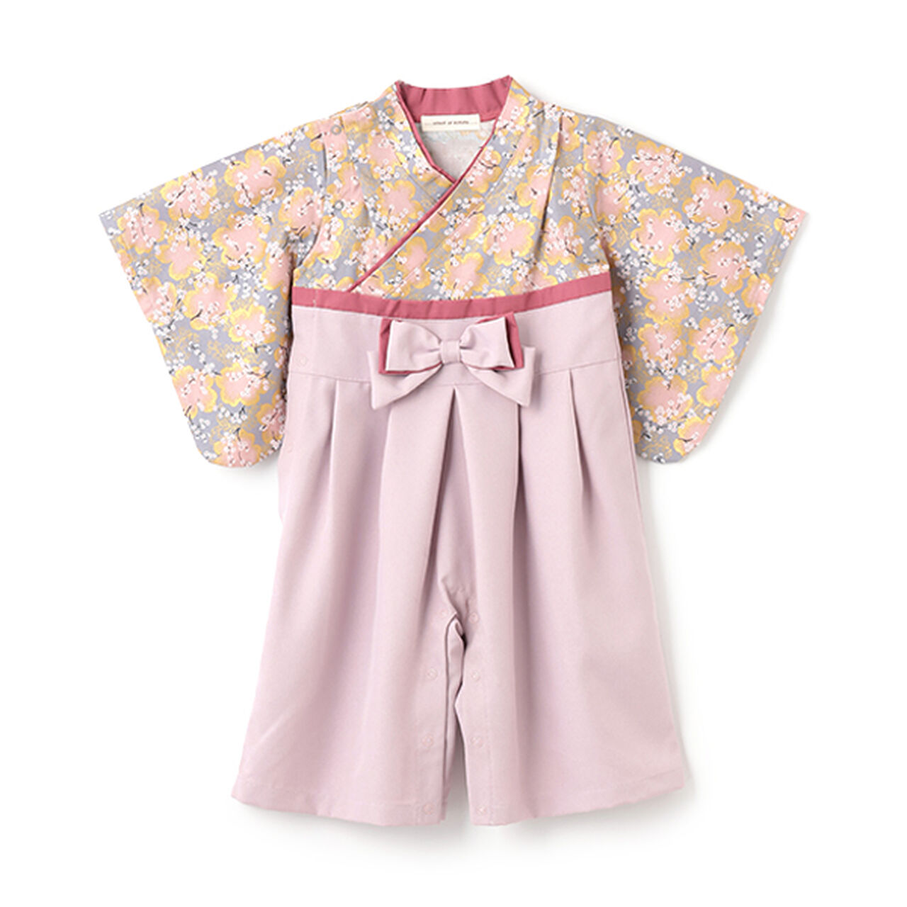 Girls' Hakama All-in-One,Red, large image number 12