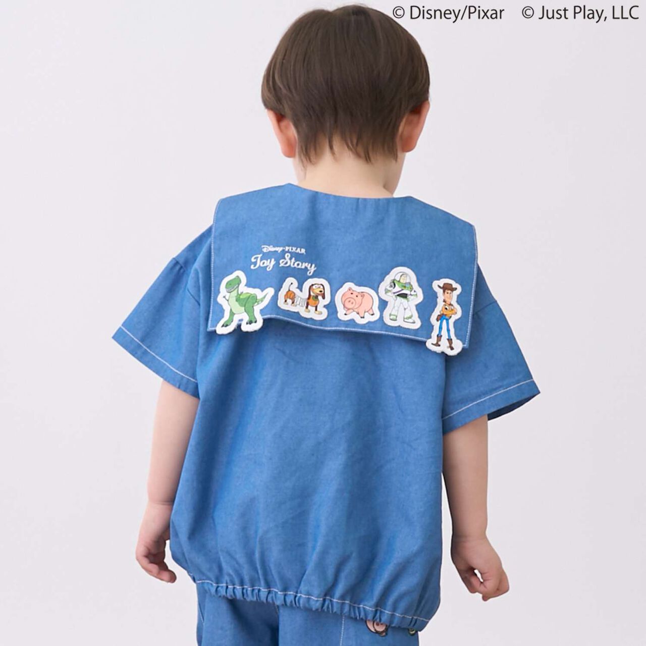 [Disney/Pixar] TOY STORY 水手風短袖襯衫,多色, large image number 1