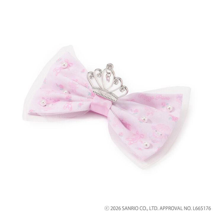 My Melody/My Sweet Piano Tiara Ribbon Hair Clip,Pink, medium image number 1