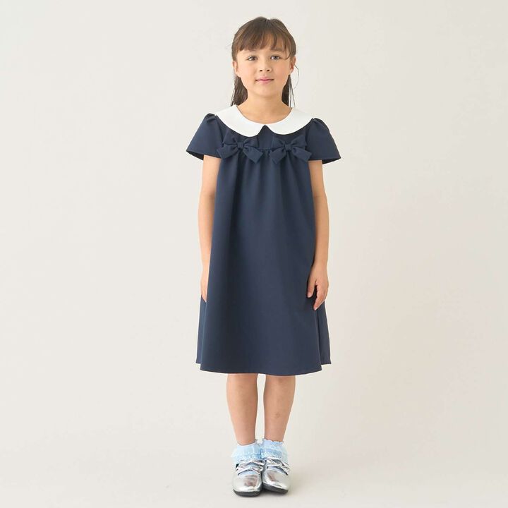 [Occasion] [School-Ready] Round Collar One-Piece Dress,Black, medium image number 16
