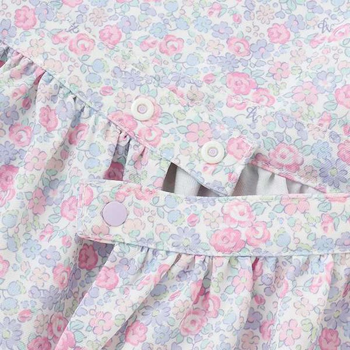 Little Flower Pattern Apron & Headband Set (Box Included),Off white, medium image number 5