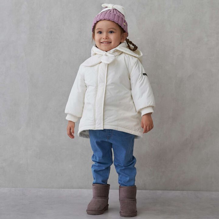 Web Exclusive Long Padded Jacket,Black, medium image number 3