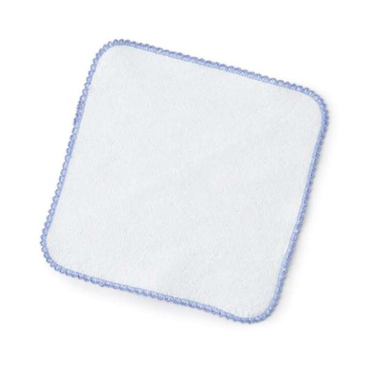 Shopping Pattern Hand Towel,Light blue, medium image number 1