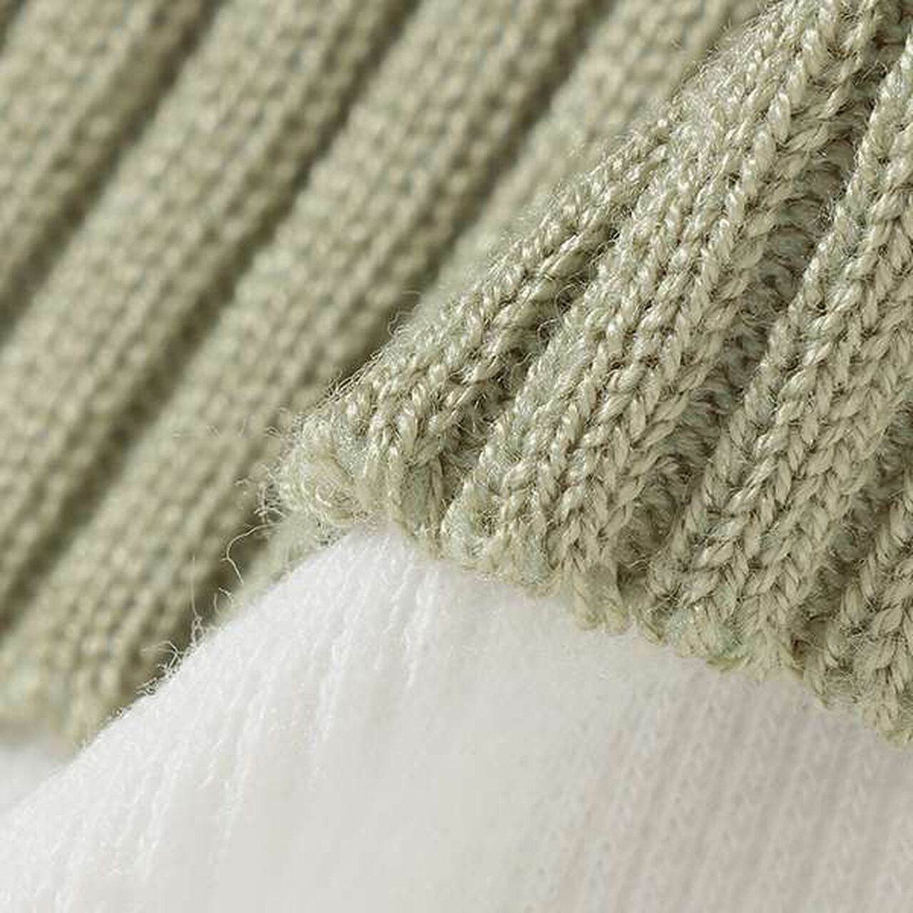 Big Collar Zip Knit,Off white, large image number 3