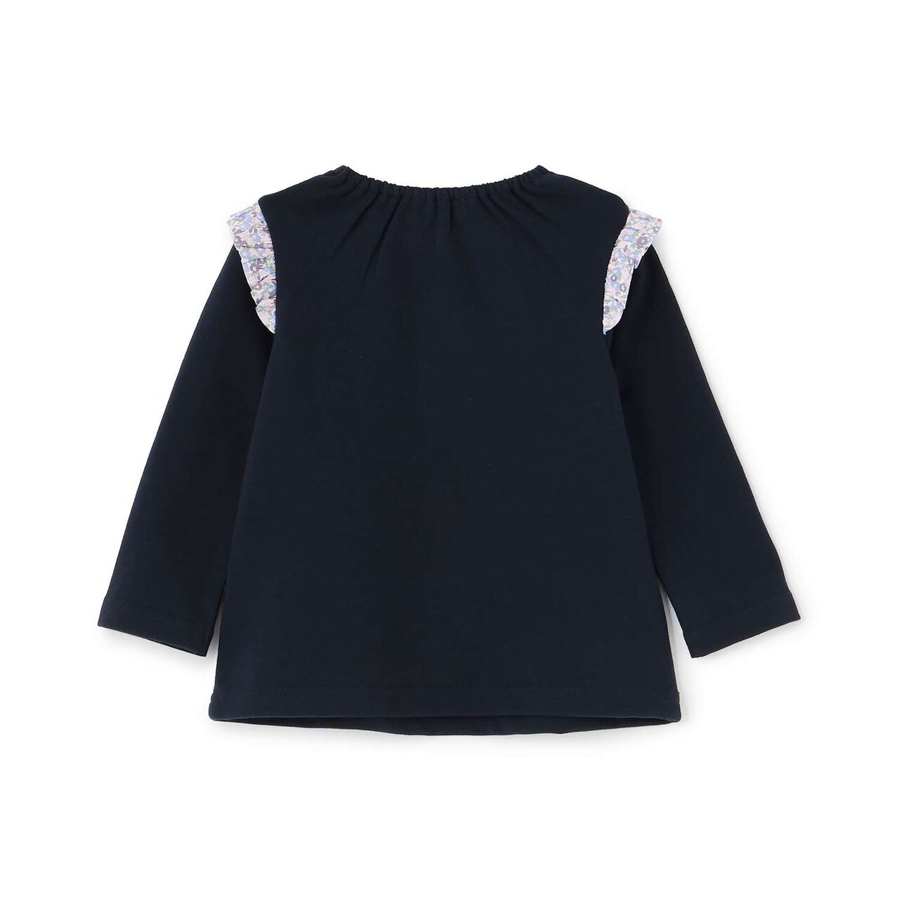 Apple Sweatshirt,Navy, large image number 1