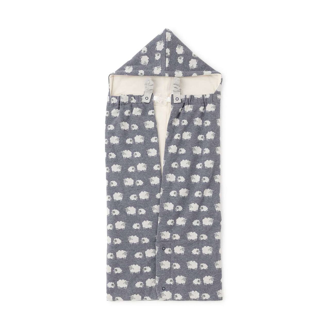 Organic Jacquard 4 WAY Walnut,Navy, large image number 0