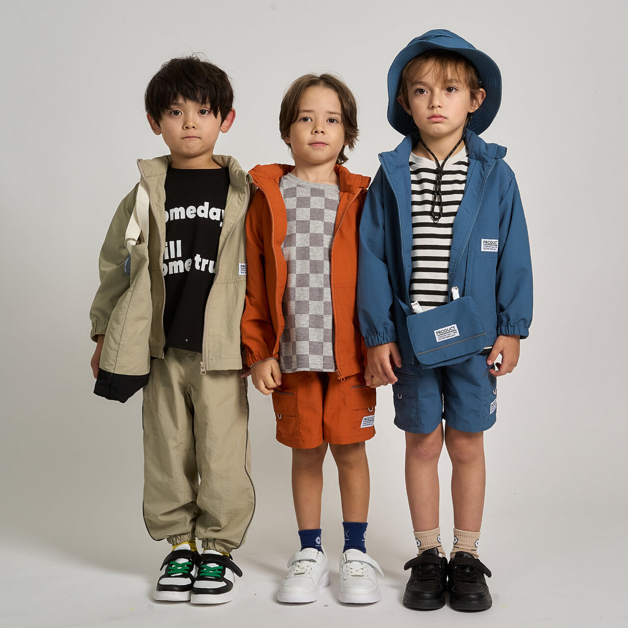 [School-Ready] [Water-Repellent, Anti-Stain, Durable, UV] 4/5 Length Pants (with Reflective Sheet),Beige, large image number 30