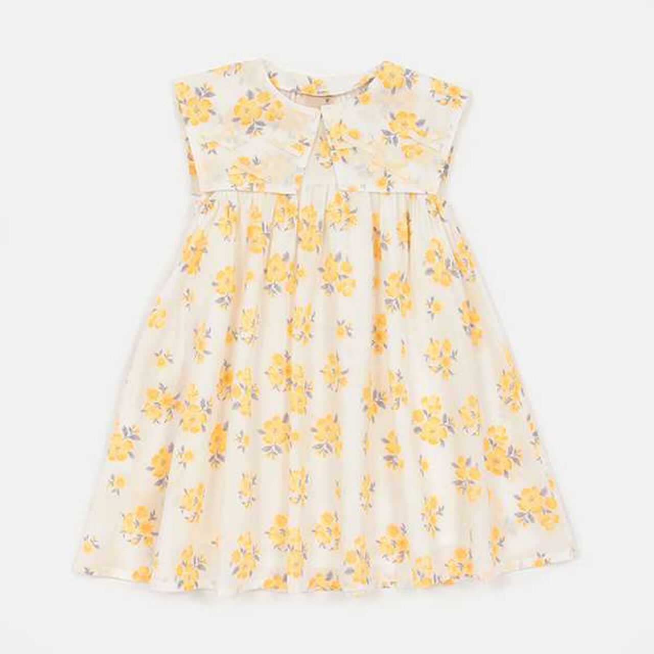 [Link] Big Color Pattern One-Piece Dress,Off white, large image number 0