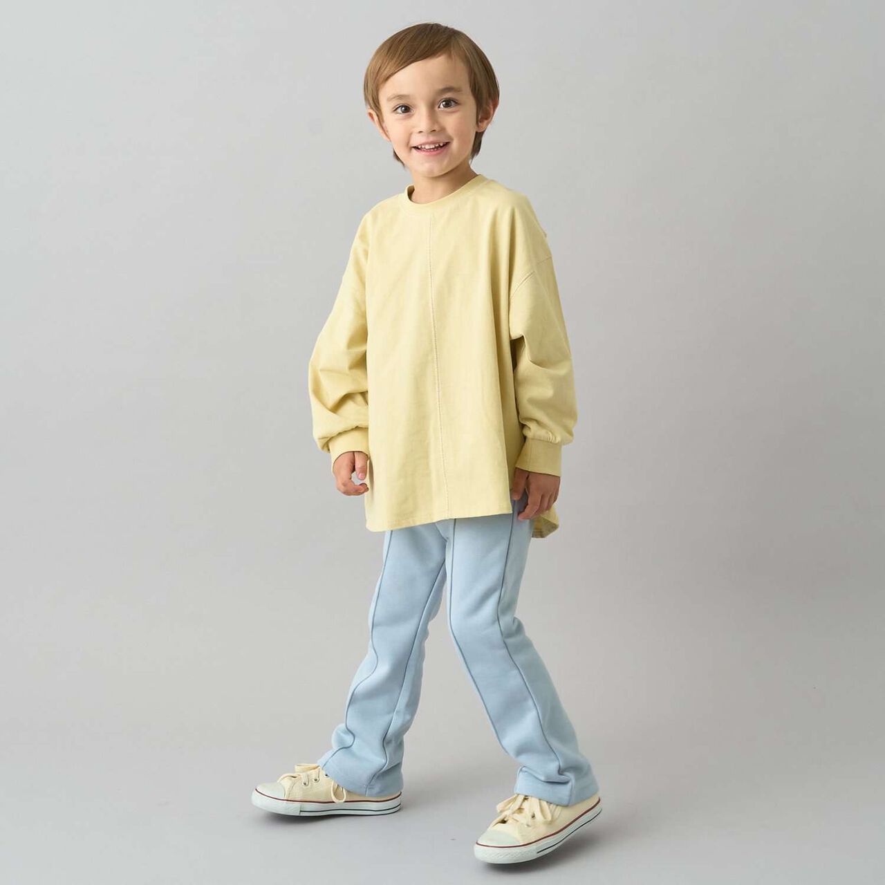 [Daily Standard Wear] [Quick-Dry Absorbent] Center Pleats Flare Sweatpants,Black, large image number 26