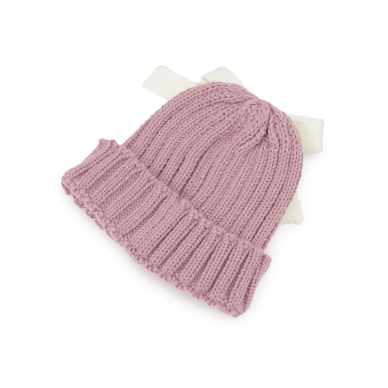 Ribbon Beanie,Pink, large image number 3