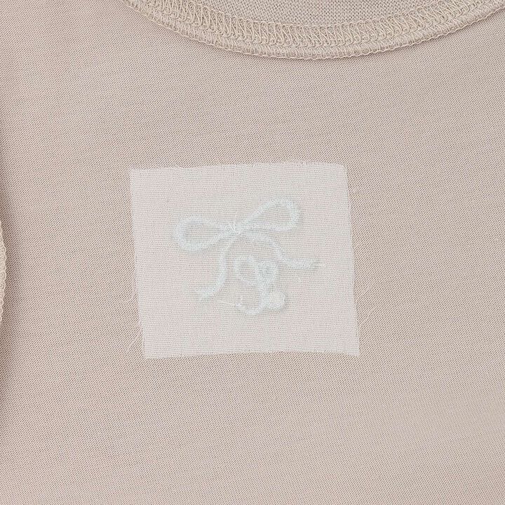 [100% Cotton] Cropped Organdy Docking Top for Girls [Kids] [Children's Clothing],Greige, medium image number 14
