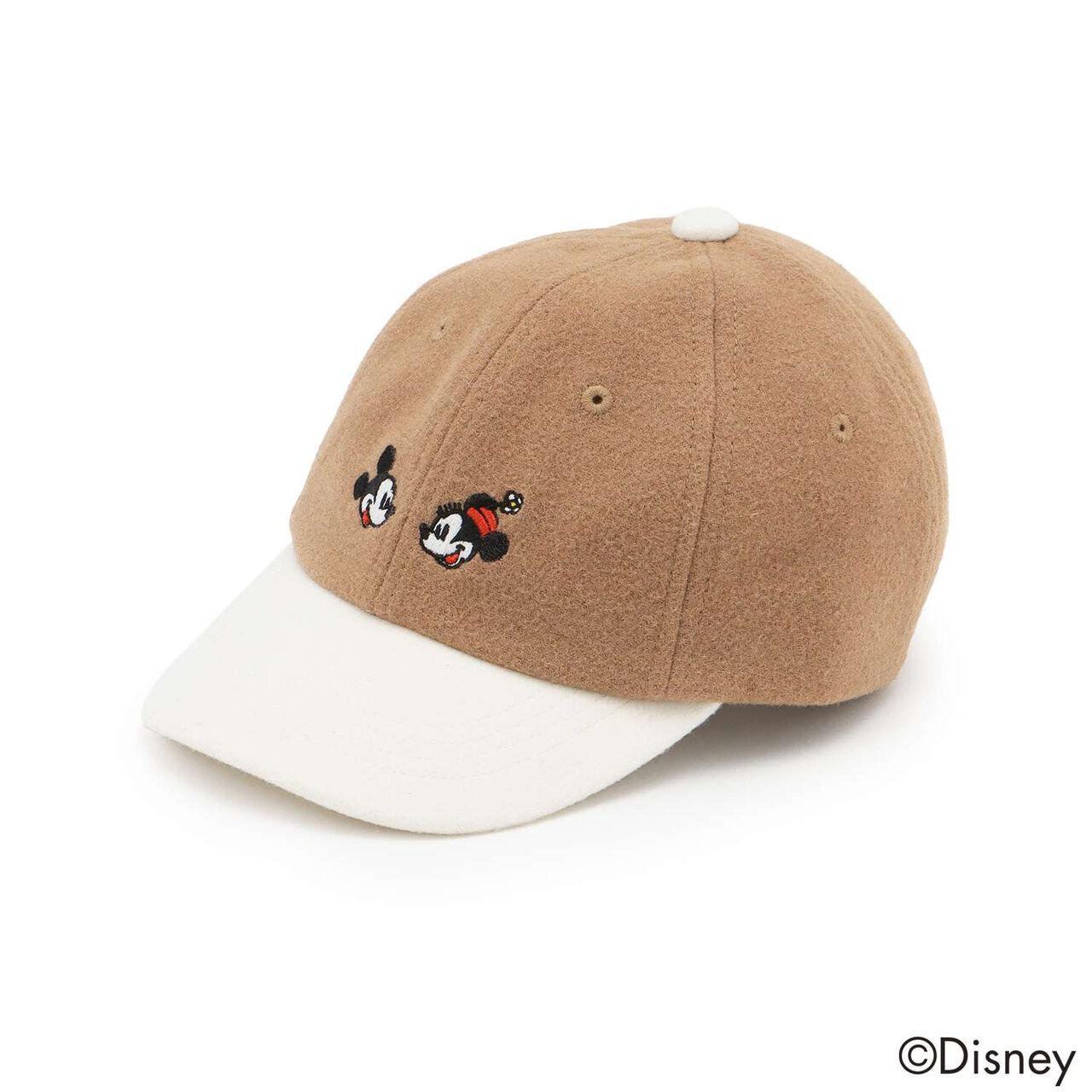 [Disney] Embroidered Cap,Beige, large image number 0