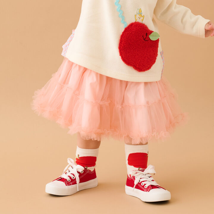 Apple Crew Socks,Pearl white, medium image number 0