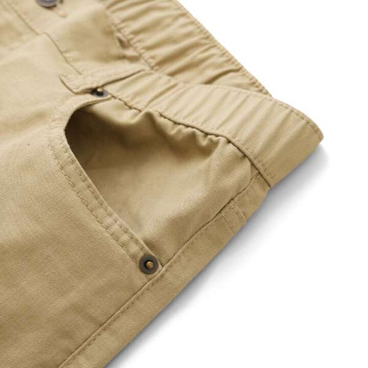Cotton-Poly Stretch Twill Slim Pants,Beige, medium image number 11