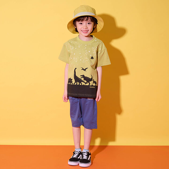 Dinosaur × Zodiac Short Sleeve T-Shirt,Yellow green, medium image number 16