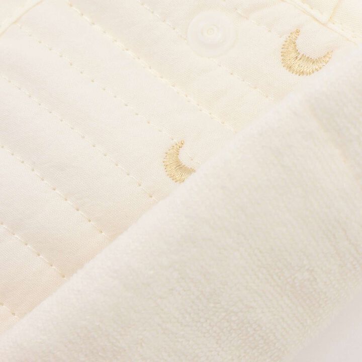 Quilted Embroidery Belt Cover,Ivory, medium image number 5