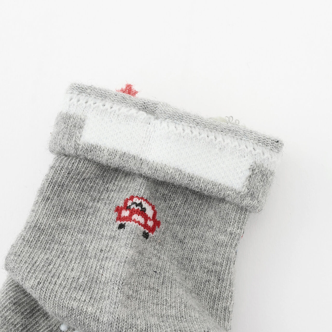 Assorted Crew Socks 2P,Beige, large image number 2