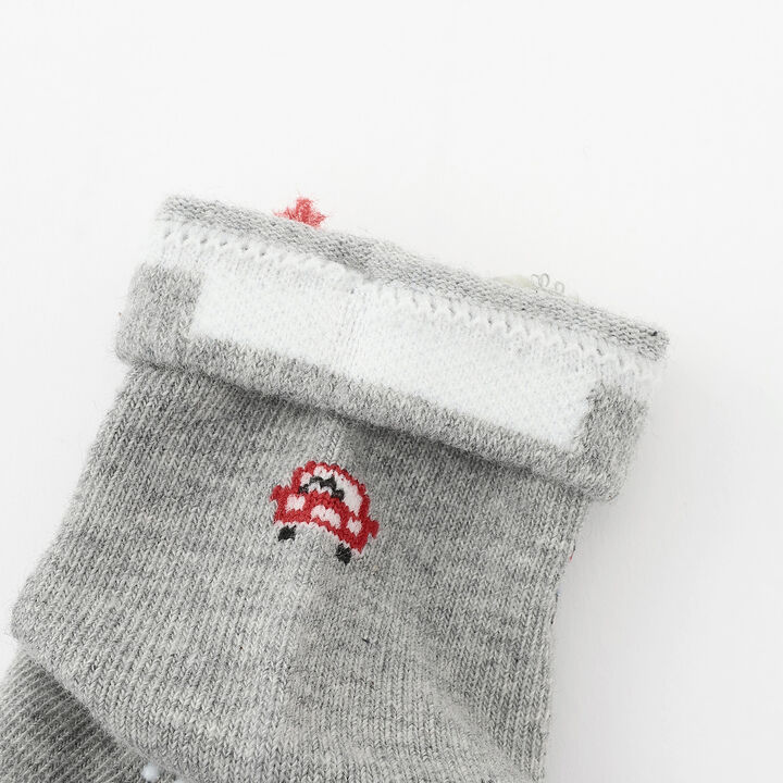 Assorted Crew Socks 2P,Beige, medium image number 2
