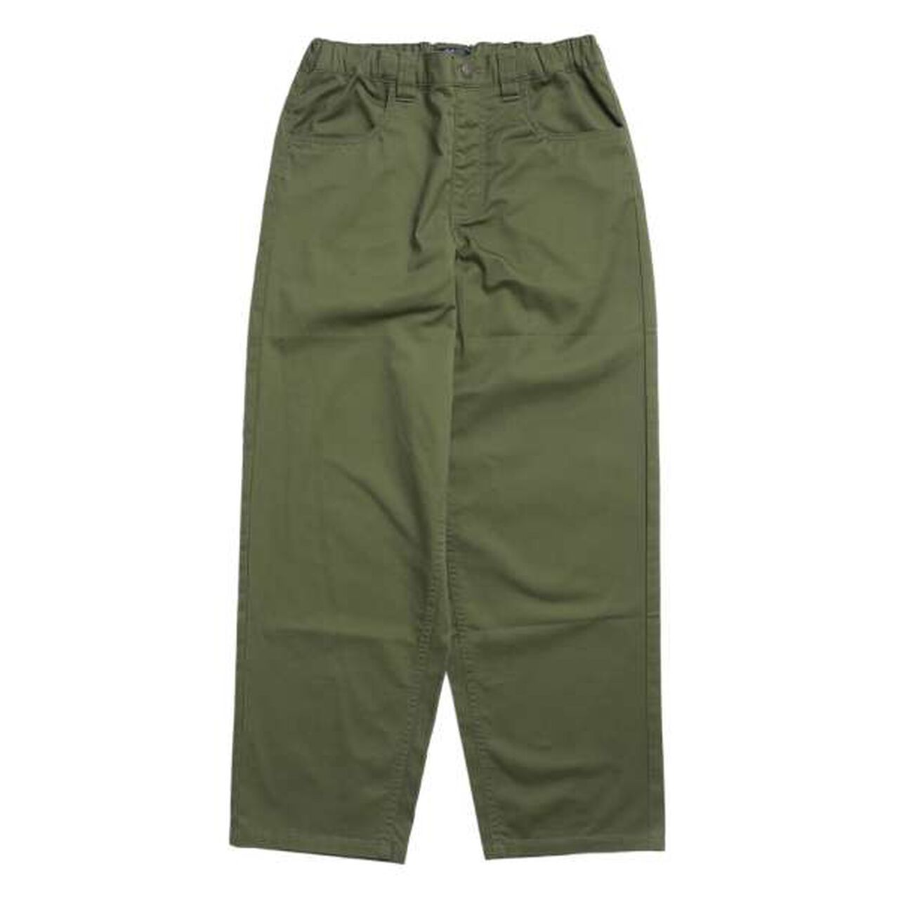 Stretch Twill Baggy Pants,Khaki, large image number 0