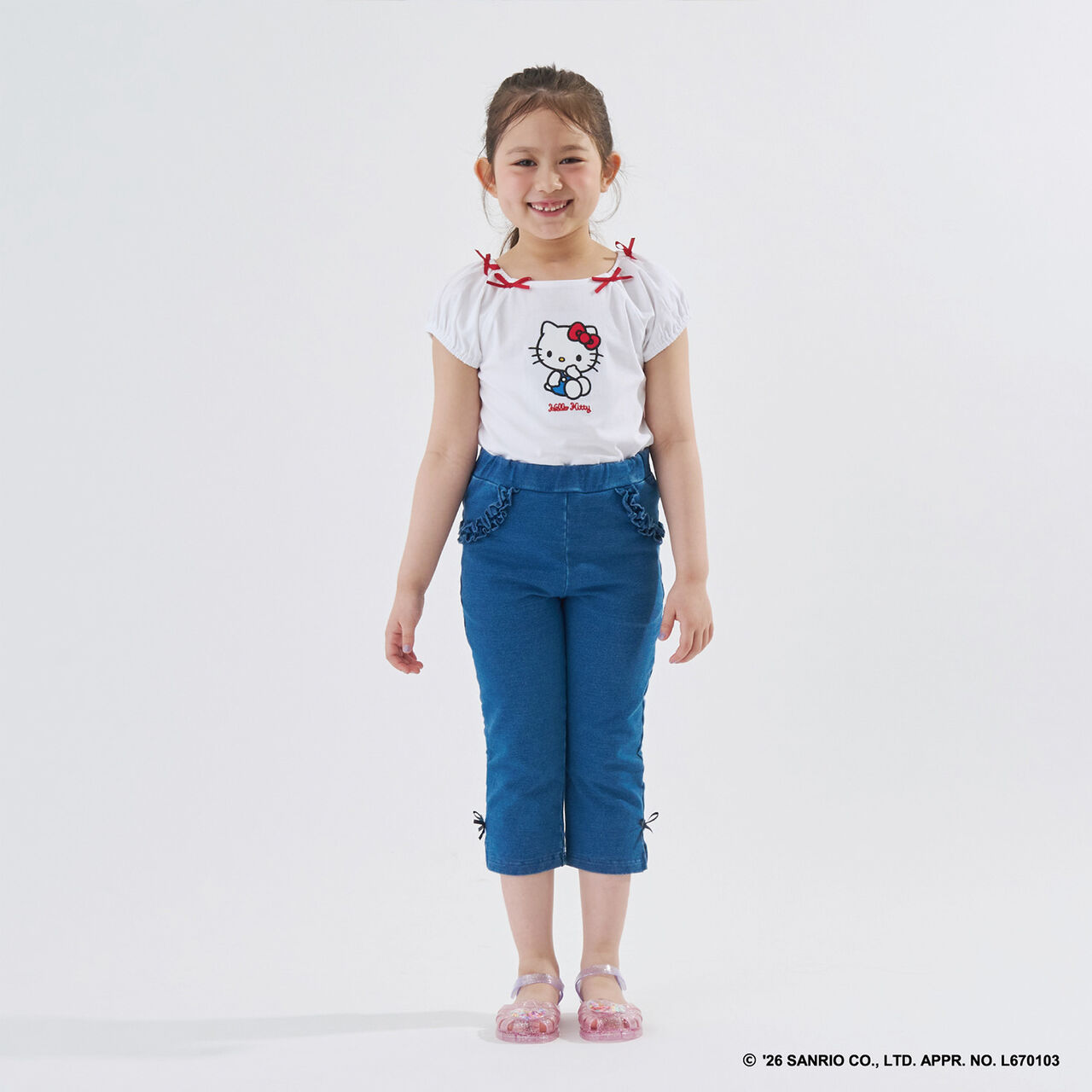 Cropped Cut Pants,Light pink, large image number 8