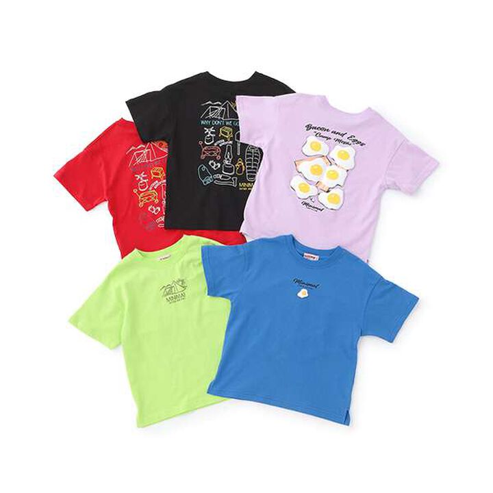 [Stain-Resistant & Water-Repellent] Assorted Outdoor Print T-Shirt,Lilac, medium image number 9