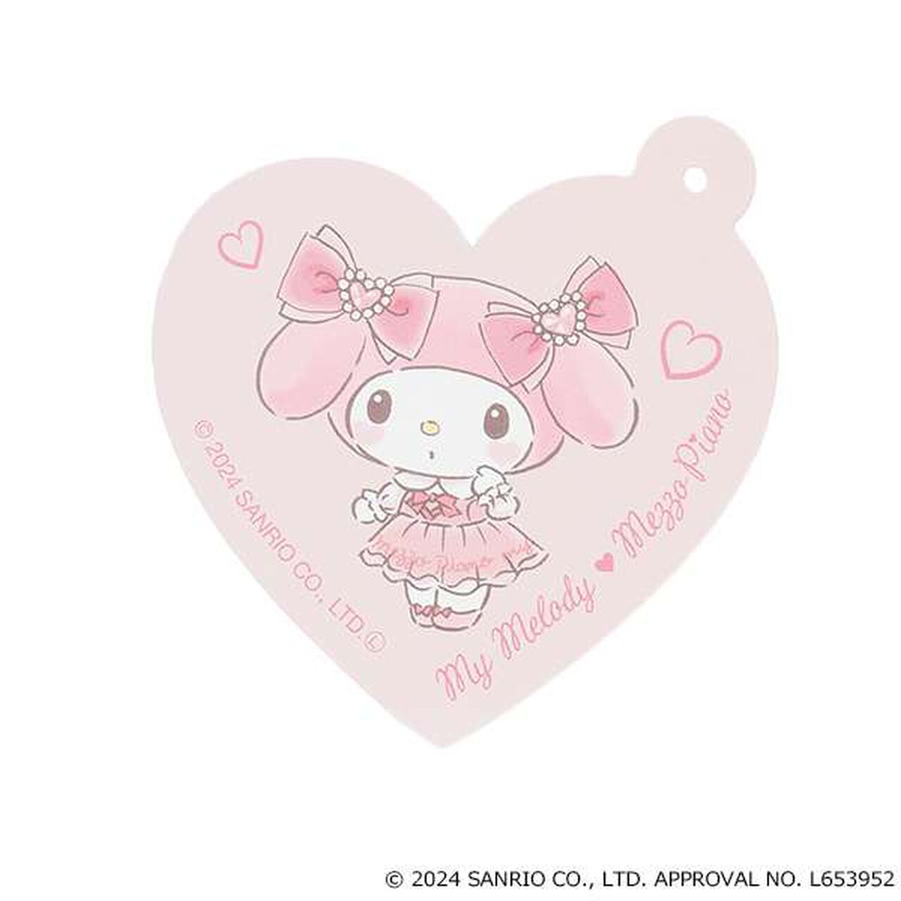 Dressed-Up My Melody Plush Charm,Light pink, large image number 5