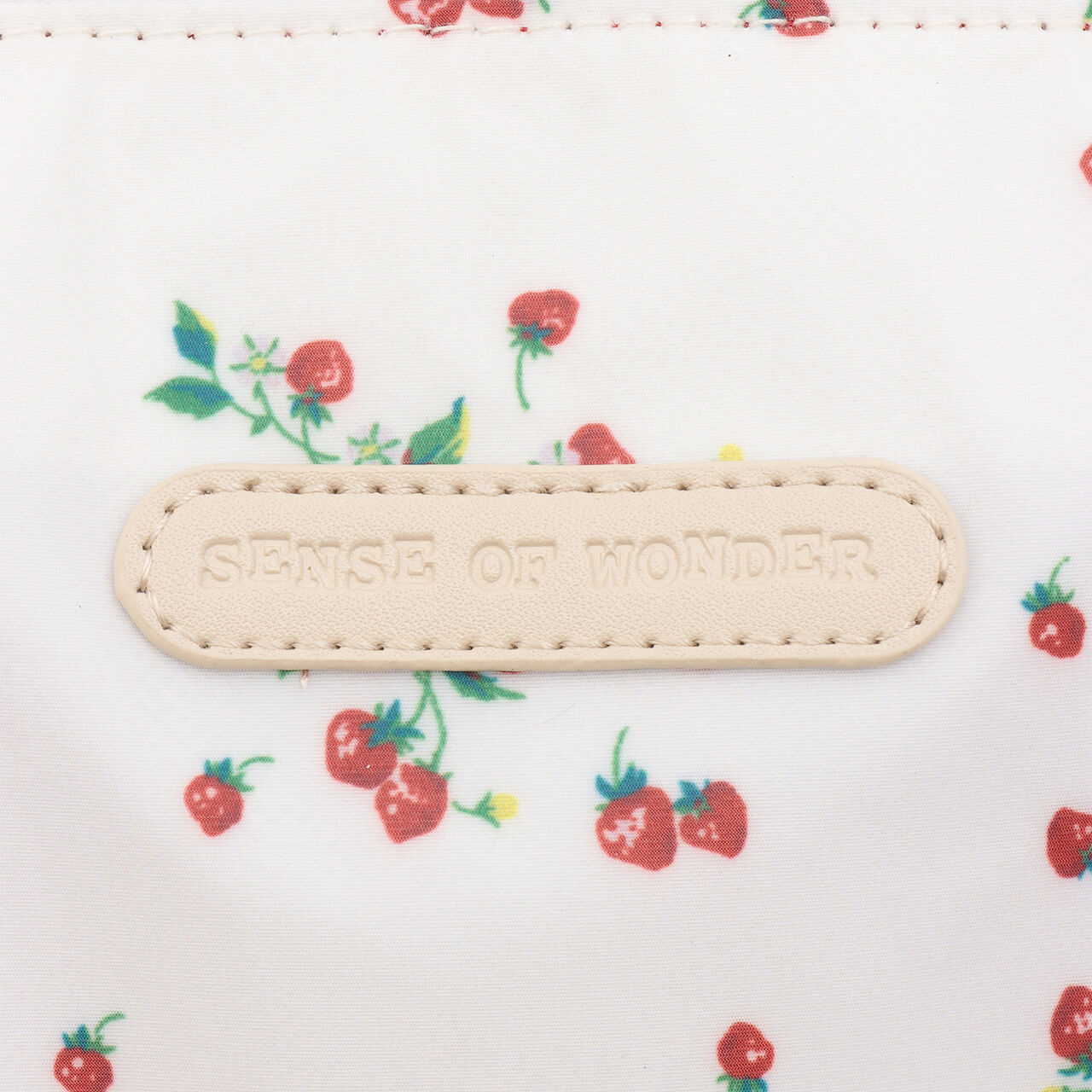 Wild Strawberry Lunch Tote Bag,Pearl white, large image number 3