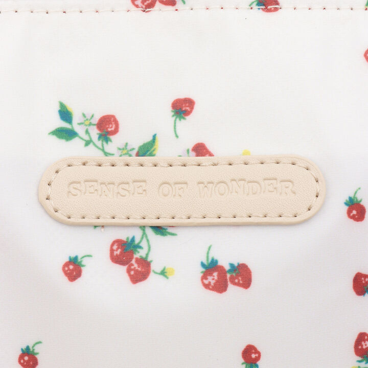 Wild Strawberry Lunch Tote Bag,Pearl white, medium image number 3