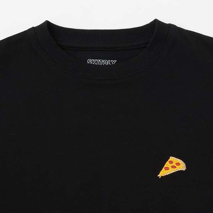 [SKIT0LY][Cool Touch] High Cool Cotton Junk Food Print Short Sleeve T-Shirt,Brown, medium image number 2