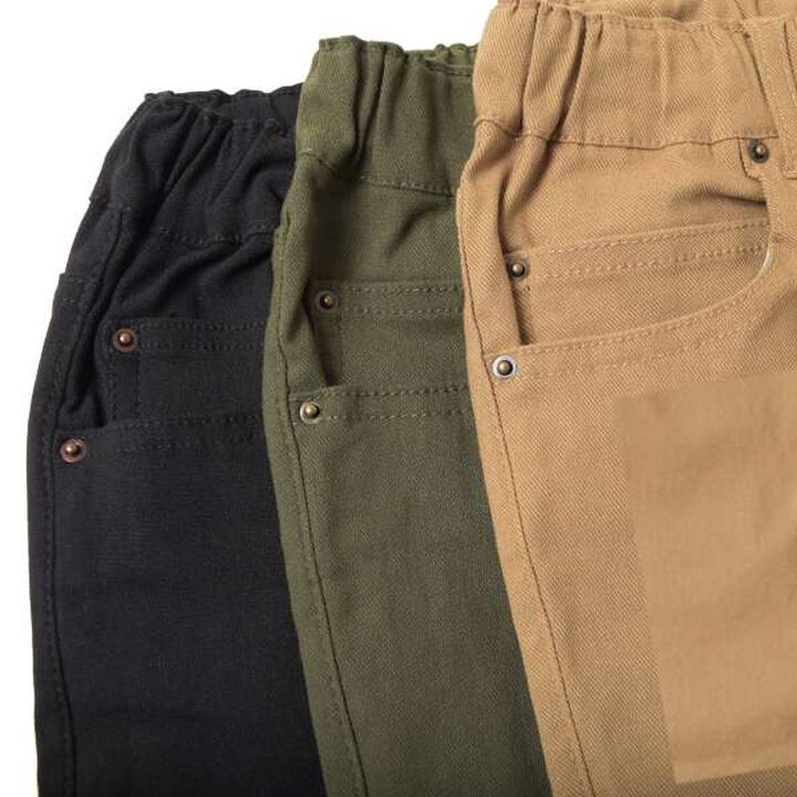 Super Stretch Fleece Slim Pants,Beige, medium image number 7