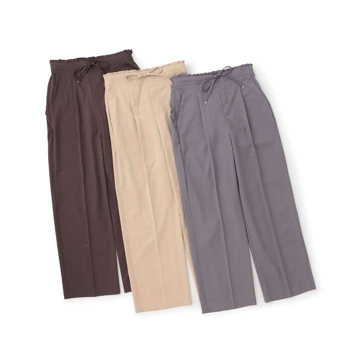 Wide Straight Easy Pants,Gray, medium image number 6