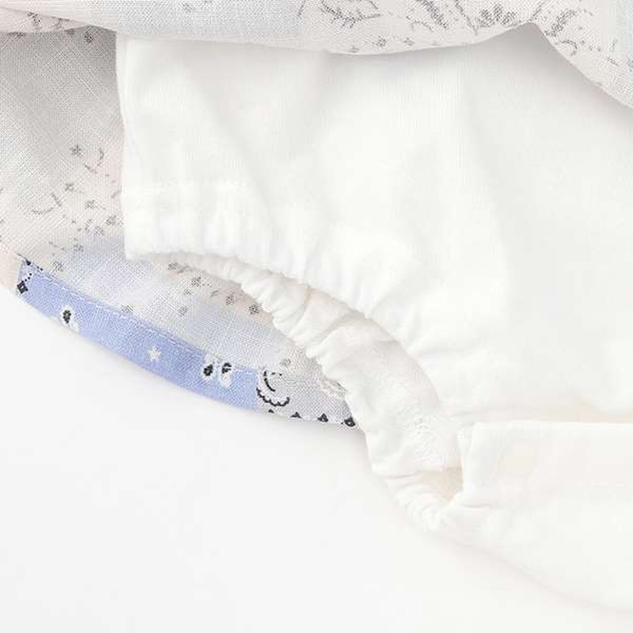 [Link] Floral Shirred One-Piece Dress (Baby Size),Light beige, large image number 17