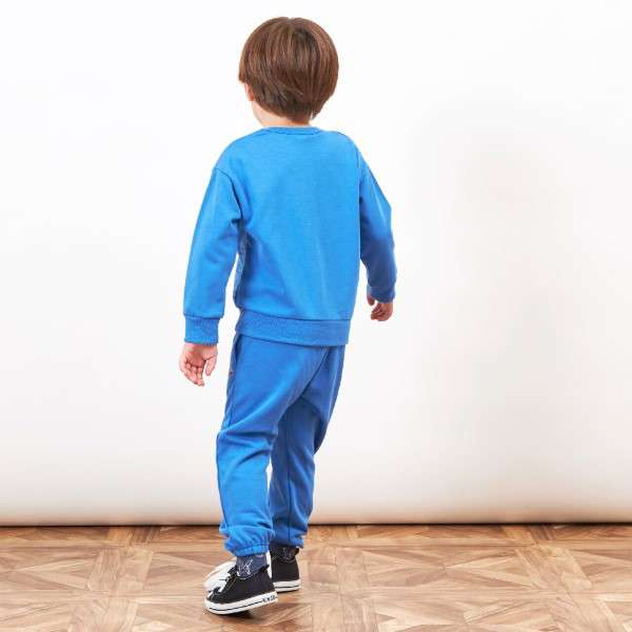 KPBOY Train Embroidery Mini Fleece Set (80-120),Blue, large image number 18