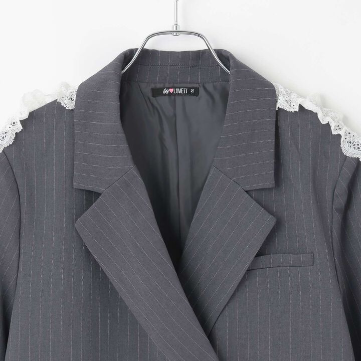 [Graduation Attire] Double Button Long Frill Jacket,Multi color, medium image number 9