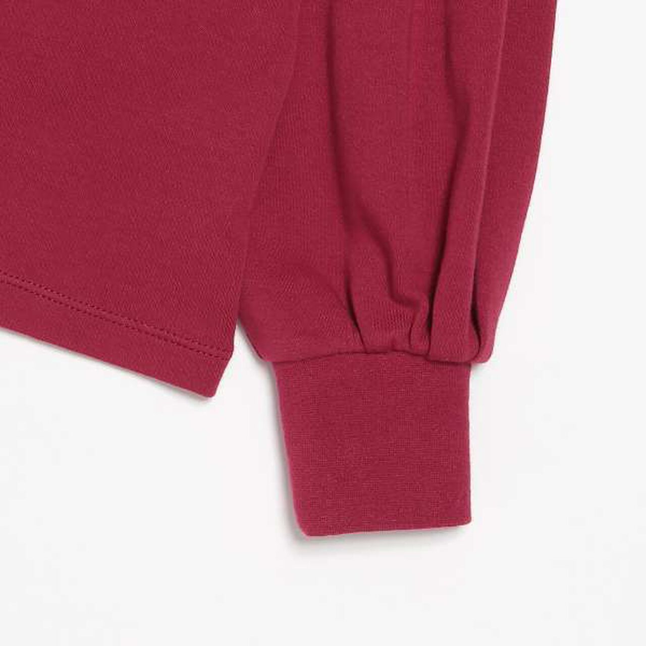 LT Bear Sleeve Contrast Frill,Wine, large image number 7