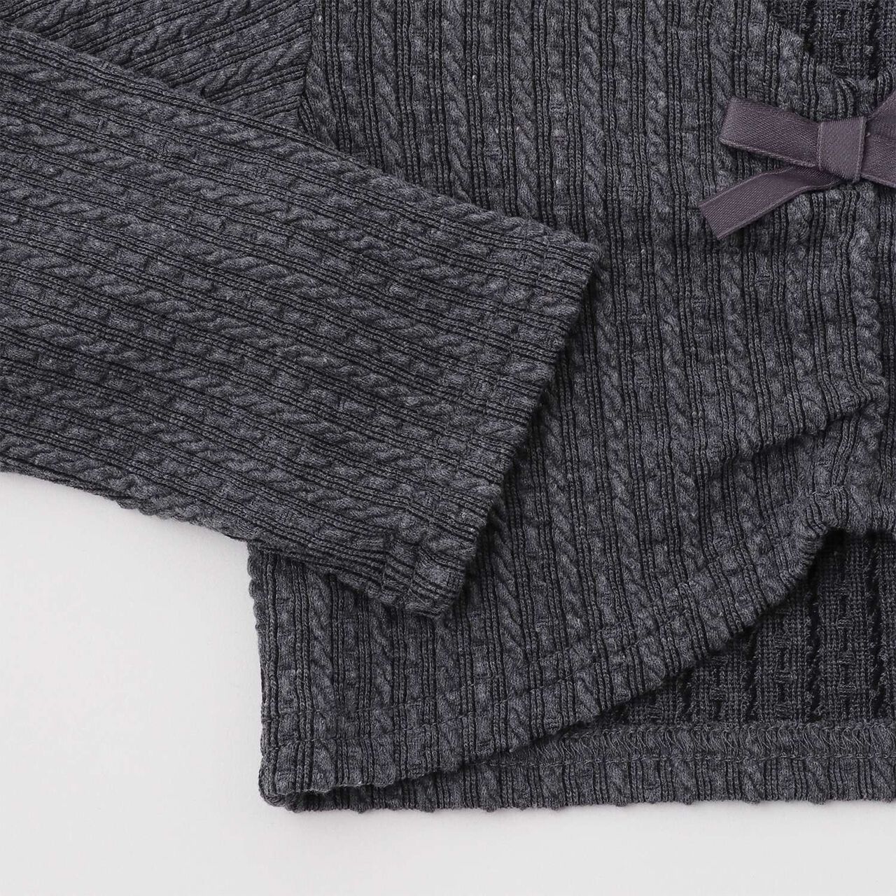 Ballet Jacquard Top,Charcoal gray, large image number 15